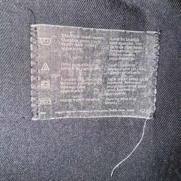 Haggar Pants Black Label Mens Straight Leg Premium Dress Pant Brown 38x30 Casual - Picture 7 of 8